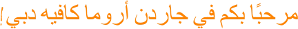 !ﻲﺑﺩ ﻪﻴﻓﺎﻛ ﺎﻣﻭﺭﺃ ﻥﺩﺭﺎﺟ ﻲﻓ ﻢﻜﺑ ﺎًﺒﺣﺮﻣ